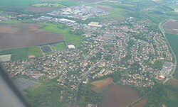 Le Thillay vu d'avion
